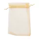 Organza ajándéktasak 10x15 cm - arany sárga