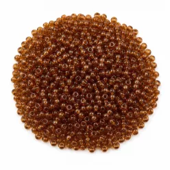 Cseh kásagyöngy 10g/cs 11/10110- átlátszó barna