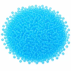 Cseh kásagyöngy 10g/cs 11/60030- átlátszó közép kék