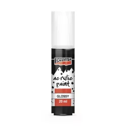 Fényes akrilfesték - fekete 20ml