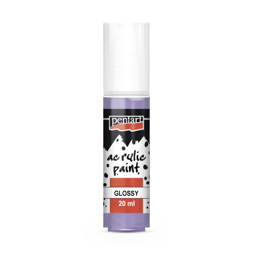 Fényes akrilfesték - világoslila 20ml