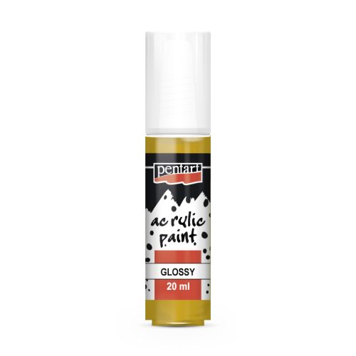 Fényes akrilfesték - okker 20ml