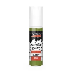 Fényes akrilfesték - oliva 20ml