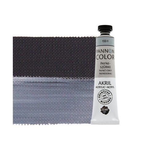 Pannoncolor akrilfesték - 132 PAYNE SZÜRKE 22ml