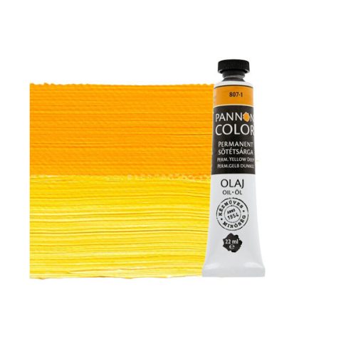 Pannoncolor olajfesték - 807 Permament sötét sárga 22ml