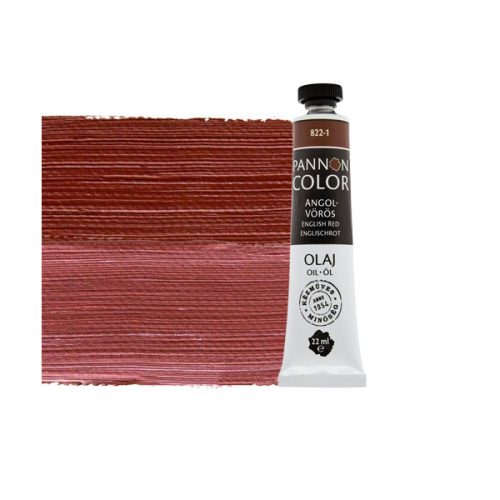 Pannoncolor olajfesték - 822 ANGOL VÖRÖS 22ml