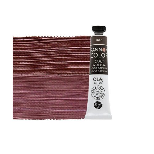 Pannoncolor olajfesték - 824 CAPUT MORTUM 22ml