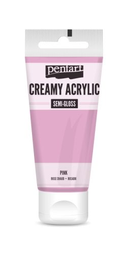 Krémes akrilfesték, selyemfényű - pink