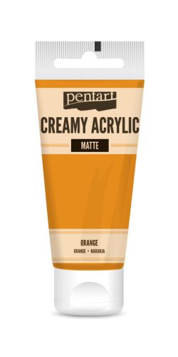 Krémes akrilfesték, matt - narancs