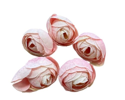 Boglárka virágfej 3 cm 5db/cs - Halvány rózsaszín