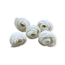 Boglárka virágfej 3 cm 5db/cs - Fehér