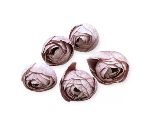 Boglárka virágfej 3 cm 5db/cs - Halvány lila