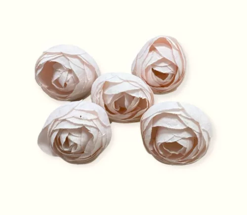 Boglárka virágfej 3 cm 5db/cs - Halvány rózsaszín