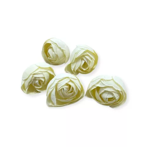 Boglárka virágfej 3 cm 5db/cs - Krém