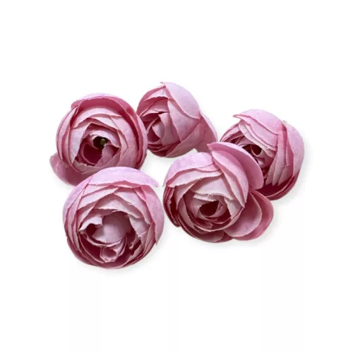Boglárka virágfej 3 cm 5db/cs - Rózsaszín
