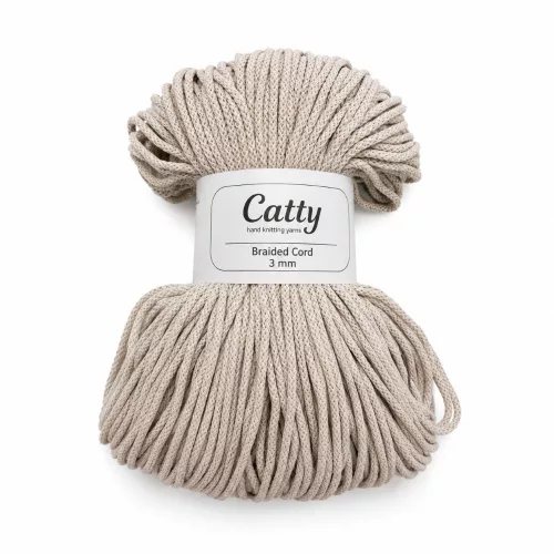 Catty 3 mm zsinór fonal 123 - Homok