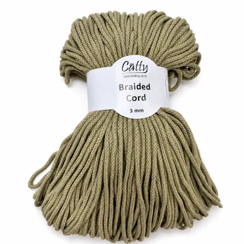 Catty 3 mm zsinór fonal 132 - Khaki