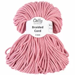Catty 3 mm zsinór fonal 151 - Púderrózsaszín