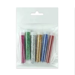 Csillámpor 3 gramm 6 Szín Vegyesen 6 db/cs