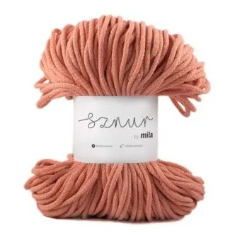 Sznur by Mila pamutzsinór 3 mm P33 - Sötét Lazac