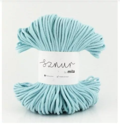 Sznur by Mila pamutzsinór 3 mm P59 - Sarkvidéki kék