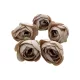 Boglárka virágfej 4,5 cm 5db/cs - Cappuccino