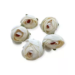 Boglárka virágfej 4,5 cm 5db/cs - Ekrü