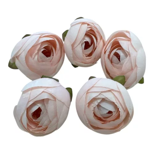 Boglárka virágfej 4,5 cm 5db/cs - Halvány rózsaszín