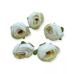 Boglárka virágfej 4,5 cm 5db/cs - Krém
