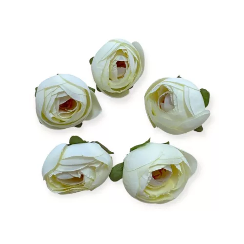 Boglárka virágfej 4,5 cm 5db/cs - Krém