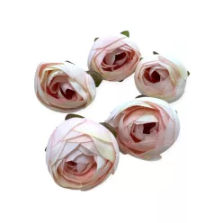 Boglárka virágfej 4,5 cm 5db/cs - Sárgás rózsaszín