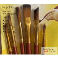 Ecsetszett 6db/cs - vegyes fej