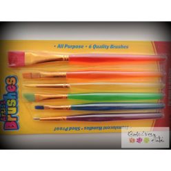 Ecsetkészlet 6 db-os vegyes