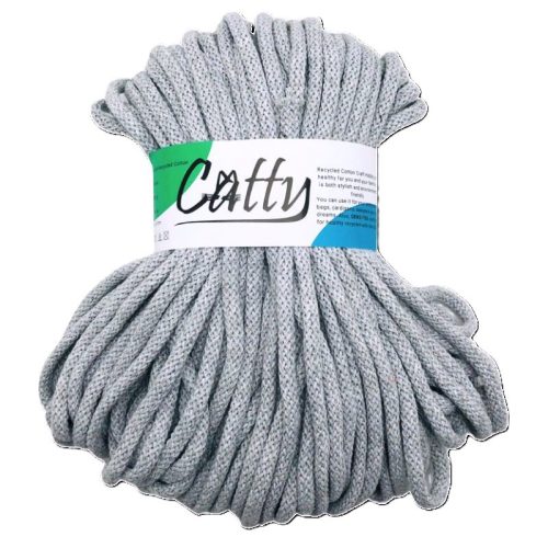 Catty 5 mm zsinór fonal 01 - Világos szürke