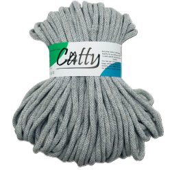 Catty 5 mm zsinór fonal 02 - Közép szürke