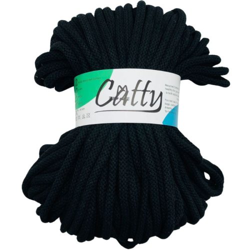 Catty 5 mm zsinór fonal 06 - Fekete