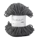 Sznur by Mila pamutzsinór 5 mm PM108 - Fekete-fehér