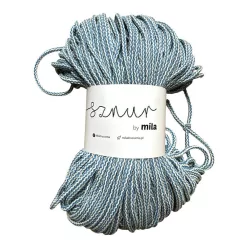 Sznur by Mila pamutzsinór 5 mm PM211 - Pasztel kék mix