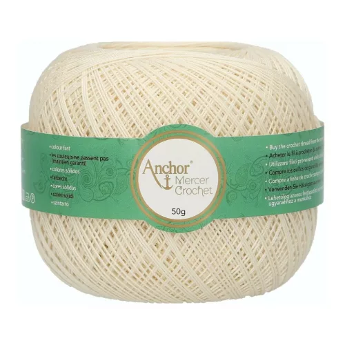 Anchor 80-as horgoló fonal 50g - ekrü 926