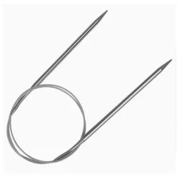 Kötőtű, körkötőtű, rozsdamentes acél 2mm-es 80 cm