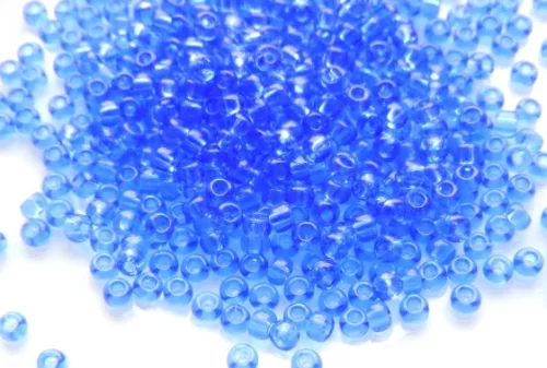 Cseh kásagyöngy 10g/cs 9/30030- átlátszó kék