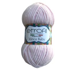   Etrofil Yonca Baby plüss, zsenília fonal 70322 Halvány rózsaszín