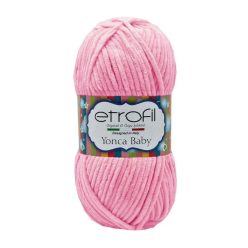 Etrofil Yonca Baby plüss, zsenília fonal 73105 Rózsaszín