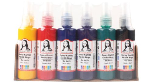 Textilfesték készlet - pumpás 6x70ml