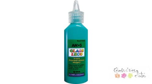 Amos üvegmatrica festék 22ml - zöld