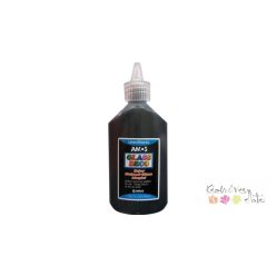 Amos üvegmatrica festék kontúr, 40 ml, fekete