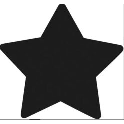 Formalyukasztó dekorgumihoz 25mm - csillag