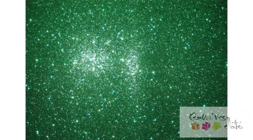 Csillámos dekorgumi - zöld
