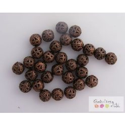 Csipkézett köztes 6 mm 30db/cs - vörös bronz