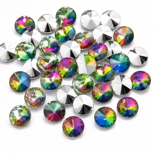 Akril rivoli 9x4mm - színes